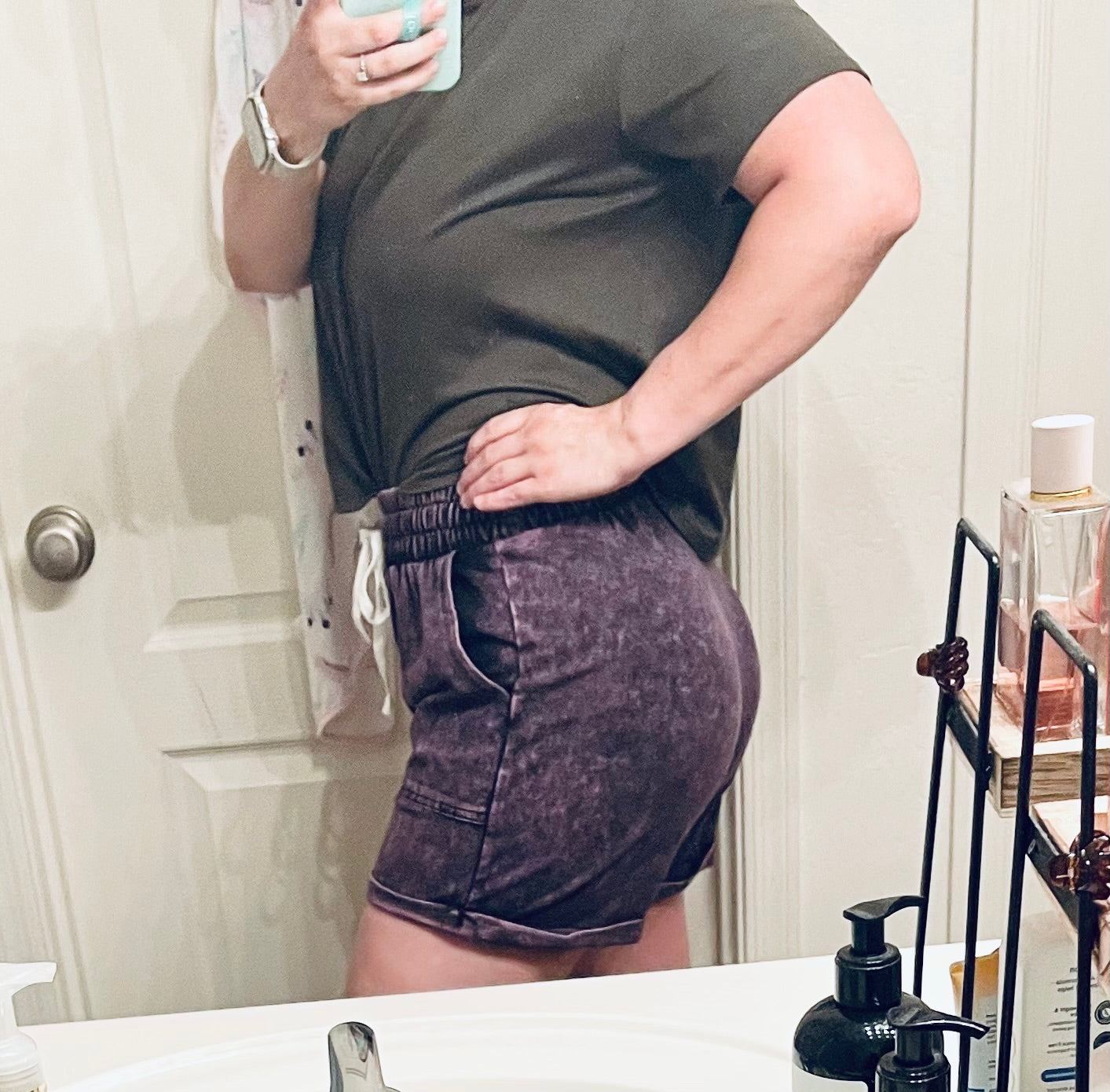 Acid comfy shorts