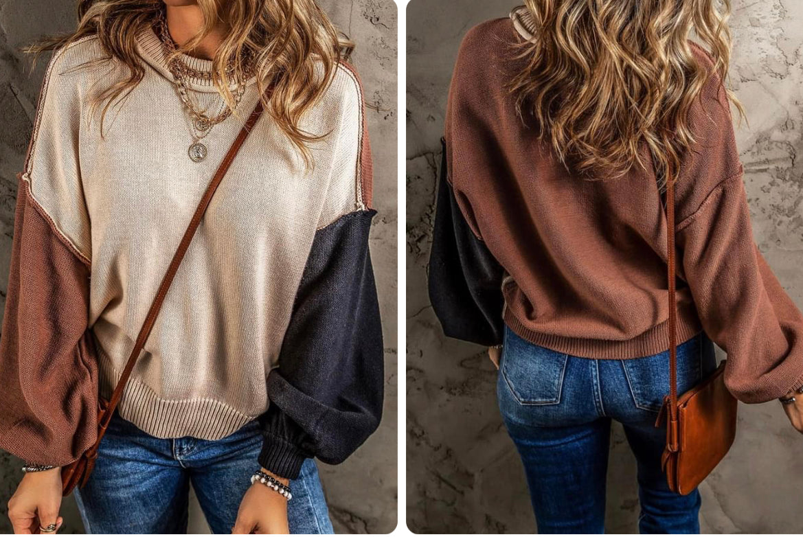 Colorblock Sweater